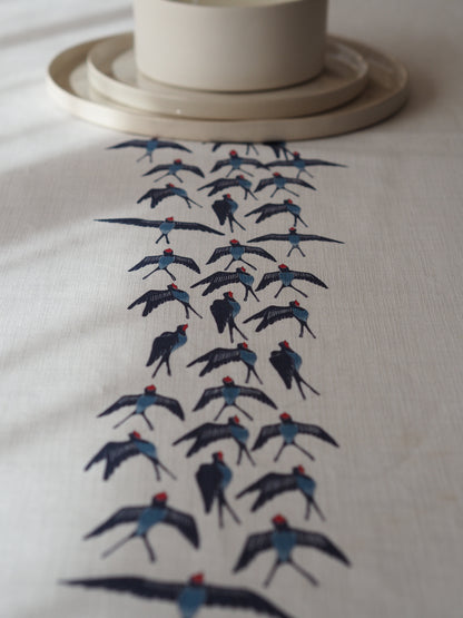 Swallows Return Table runner