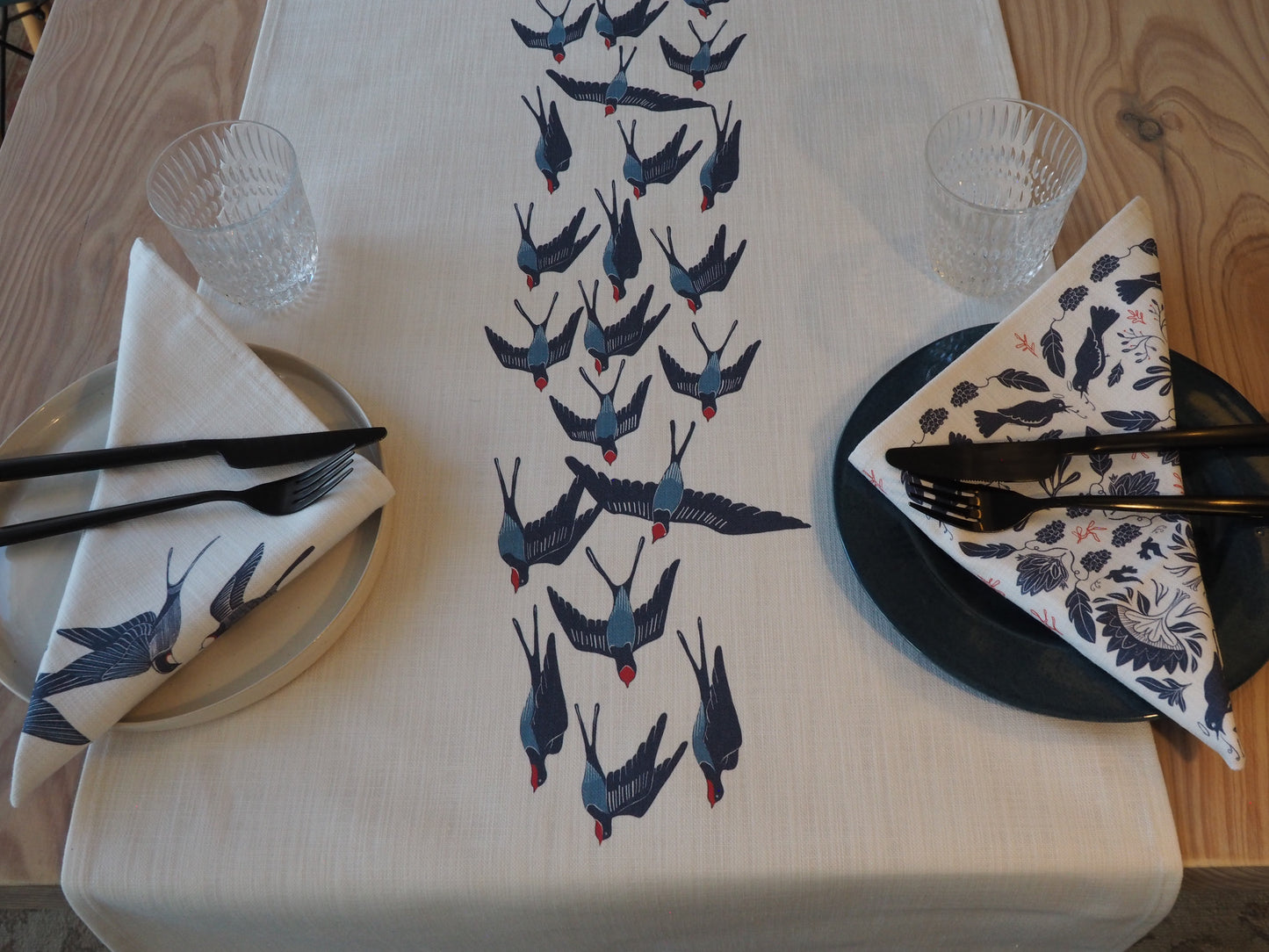 Swallows Return Table runner