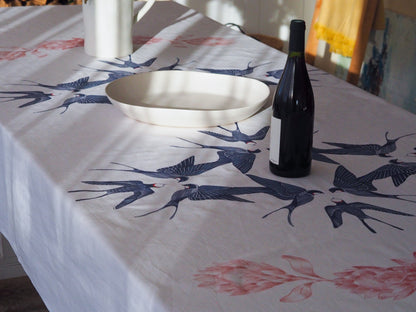 Swallows Madala Cotton Table Cloth